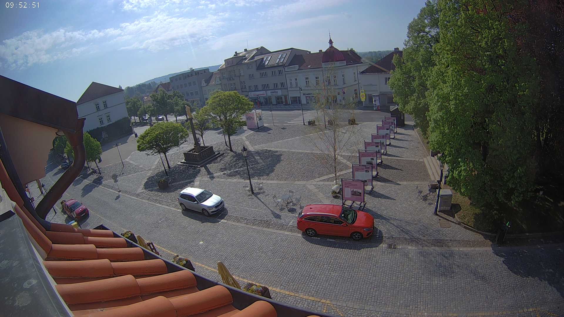 Webcam Říčany - Masarykovo náměstí