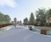 Prostor před ZŠ Bezručova čeká dočasná proměna. Říčany testují zklidnění ulice v rámci projektu ZVOLNI Prostor před ZŠ Bezručova čeká dočasná proměna. Říčany testují zklidnění ulice v rámci projektu ZVOLNI