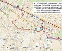 Ředitelství silnic a dálnic zahájí 1. března 2025 druhou etapu rekonstrukce silnice Černokostelecká v úseku ulice Boženy Němcové–ulice Olivova.