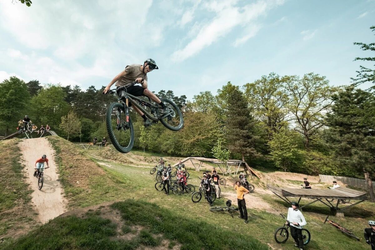 Inspirací může být Bikepark v Olomouci.