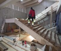 Práce na stavbě nové školy nyní probíhají především uvnitř. Firma finišuje zázemí kuchyně, uvádí se do provozu topení a vzduchotechnika. Práce na stavbě nové školy nyní probíhají především uvnitř. Firma finišuje zázemí kuchyně, uvádí se do provozu topení a vzduchotechnika.